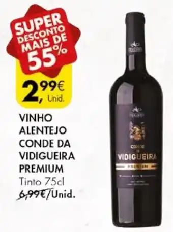 VINHO ALENTEJO CONDE DA VIDIGUEIRA PREMIUM Tinto 75cl