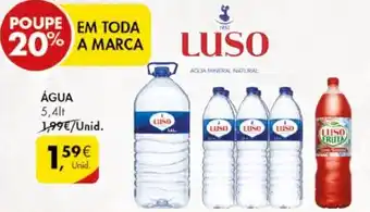 Pingo Doce ÁGUA 5,4lt promoção