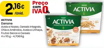 Intermarché ACTIVIA Danone 4x115g promoção
