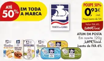 Pingo Doce ATUM EM POSTA Em azeite 120g promoção