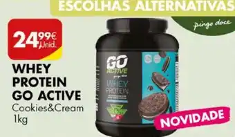 WHEY PROTEIN GO ACTIVE Cookies&Cream 1kg