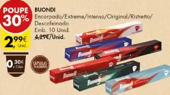Pingo Doce BUONDI Emb. 10 Unid. promoção