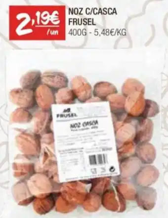NOZ C/CASCA FRUSEL 400G