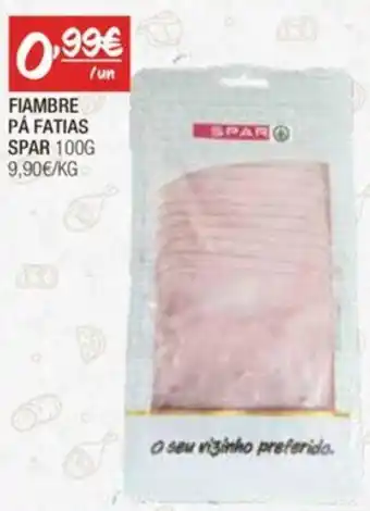 FIAMBRE PÁ FATIAS SPAR 100G