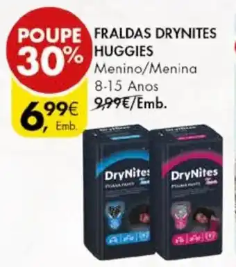 Pingo Doce FRALDAS DRYNITES HUGGIES promoção