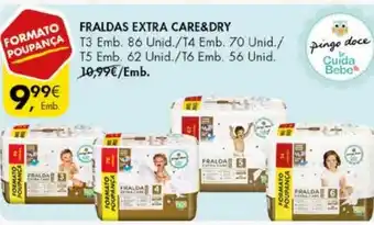 Pingo Doce FRALDAS EXTRA CARE&DRY promoção