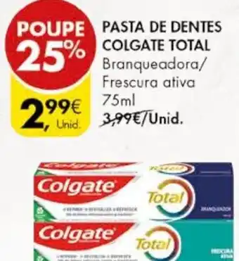 Pingo Doce PASTA DE DENTES Colgate Total promoção