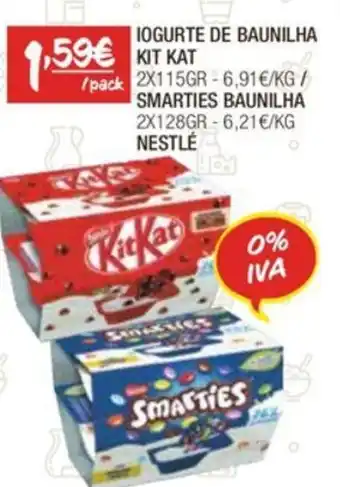 IOGURTE DE BAUNILHA KIT KAT
