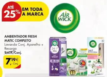 Pingo Doce AMBIENTADOR FRESH MATIC COMPLETO Lavanda Conj. Aparelho + Recarga promoção