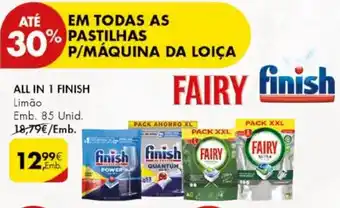 Pingo Doce ALL IN 1 FINISH Limão Emb. 85 Unid. promoção
