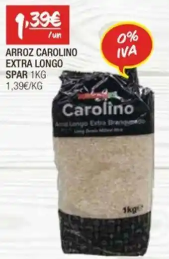 Spar ARROZ CAROLINO EXTRA LONGO SPAR 1KG promoção