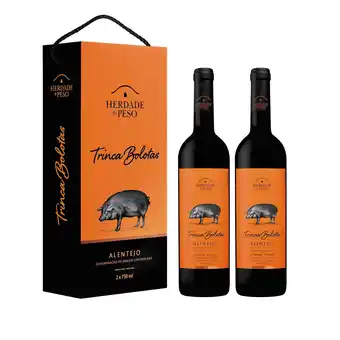 Trinca bolotas regional alentejano vinho tinto conjunto