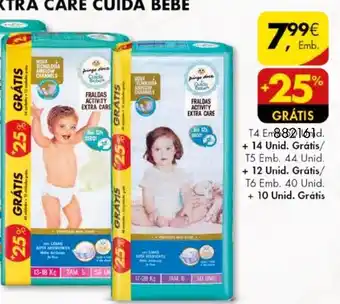 Pingo Doce Fraldals Activity Extra Care Cuida Bebé promoção