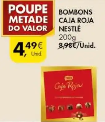 Pingo Doce BOMBONS CAJA ROJA NESTLÉ 200g promoção