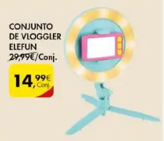 Pingo Doce CONJUNTO DE VLOGGLER ELEFUN promoção