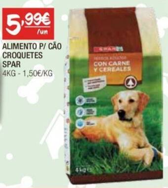 Spar ALIMENTO P/ CÃO CROQUETES SPAR 4KG promoção