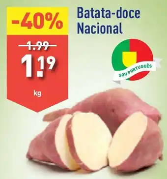 ALDI Batata-doce Nacional kg promoção