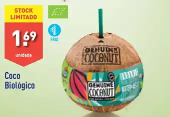 ALDI Coco Biológico promoção