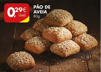 Pingo Doce Pão de Aveia 80g promoção