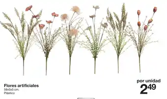 Flores Artificiales 58x5x5cm
