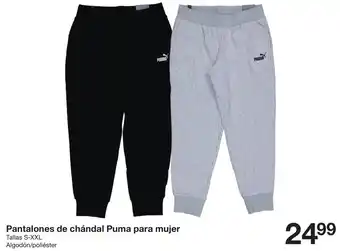 Pantalones de Chándal Puma para Mujer Tallas S-XXL