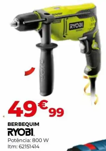 Bricomarché Ryobi Berbequim 800W promoção