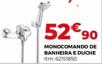 Bricomarché Monocomando de Banheira e Duche promoção