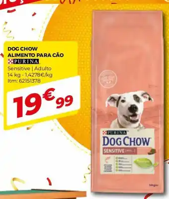 Bricomarché Dog Chow Alimento para Cão Purina 14kg promoção