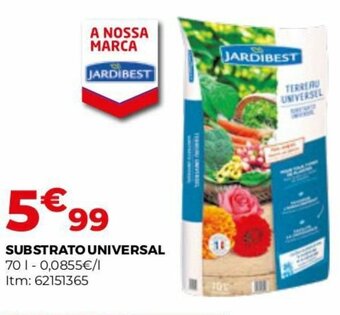 Bricomarché Substrato Universal 70L promoção