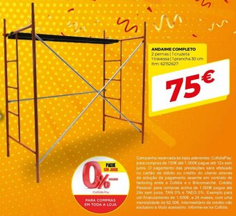 Bricomarché Andaime Completo 30cm promoção