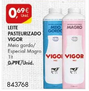 Pingo Doce Leite Pasteurizado Vigor 1lt promoção