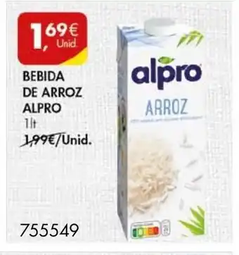 Pingo Doce Bebida de Arroz Alpro 1lt promoção
