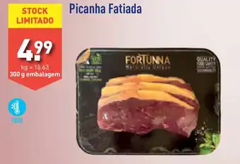 ALDI Picanha Fatiada 300g embalagem promoção