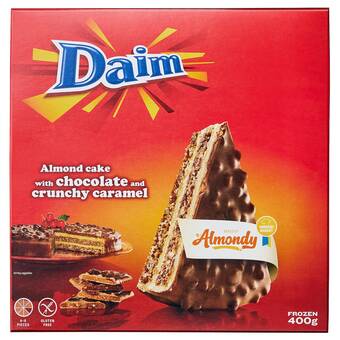 IKEA Daim tarte chocolate c/amêndoa+caramelo, congelado, 400 gr promoção