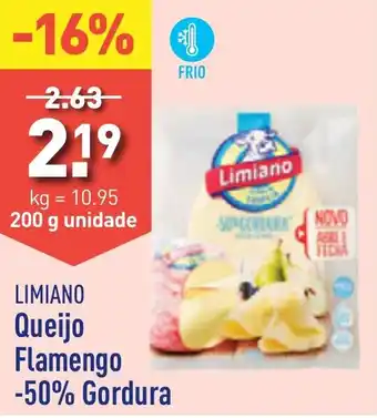 ALDI LIMIANO Queijo Flamengo -50% Gordura promoção