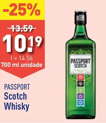 PASSPORT Scotch Whisky 700ml unidade