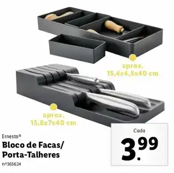 Lidl Bloco de Facas/ Porta-Talheres promoção