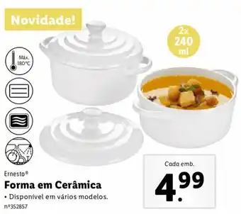Lidl Forma em Cerâmica promoção
