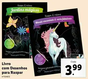 Lidl Livro com Desenhos para Raspar promoção