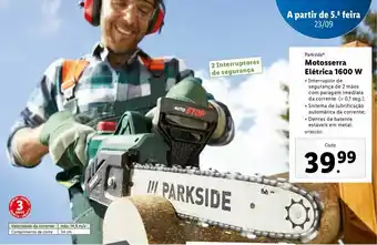Parkside Motosserra Elétrica 1600W