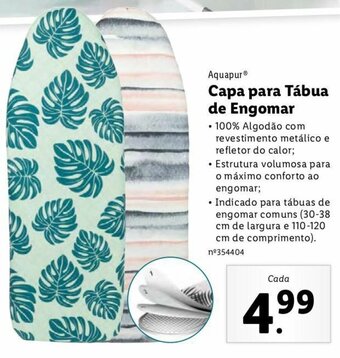 Lidl Capa para Tábua de Engomar promoção