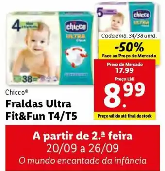 Lidl Fraldas Ultra Fit&Fun T4/T5 promoção