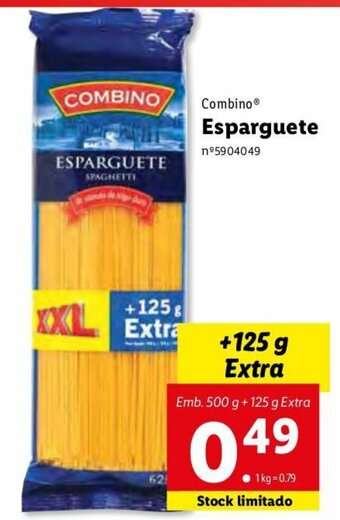 Lidl Combino Esparguete promoção