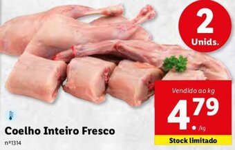 Lidl Coelho Inteiro Fresco 2 Unids. promoção
