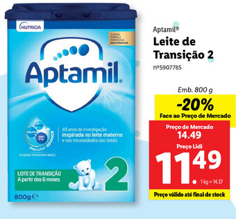 Aptamil Leite de Transição 2