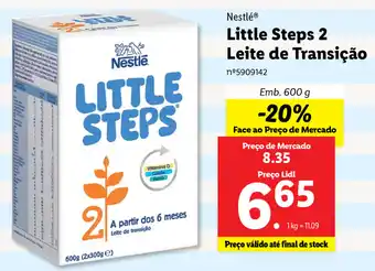 Lidl Nestlé Little Steps 2 Leite de Transição 600g promoção