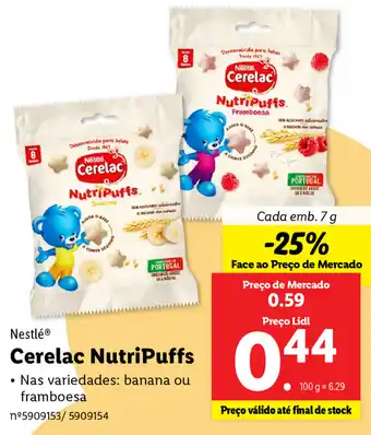 Lidl Nestlé NutriPuffs 7g promoção