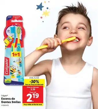 Lidl Colgate Escova de Dentes Smiles 2 Unid promoção