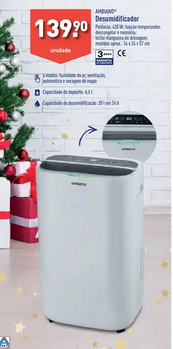 ALDI AMBIANO Desumidificador promoção