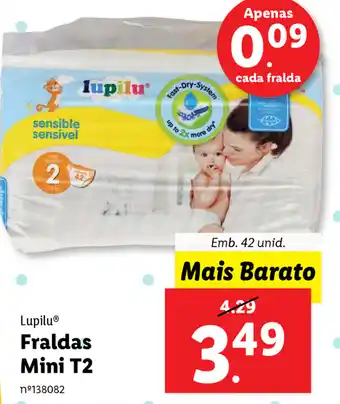 Lupilu Fraldas Mini T2 42 Unid